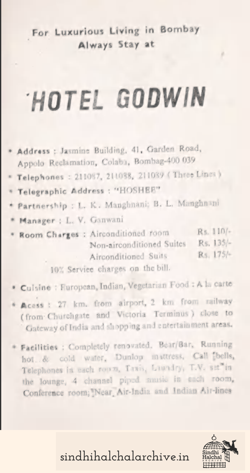 Image of AD HOTEL GODWIN
